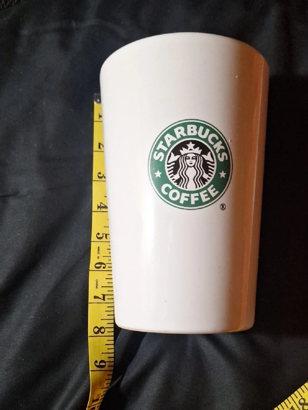 Vintage.Starbucks Ceramic Coffee To G0 Cup Canister Cookie Jar without Lid